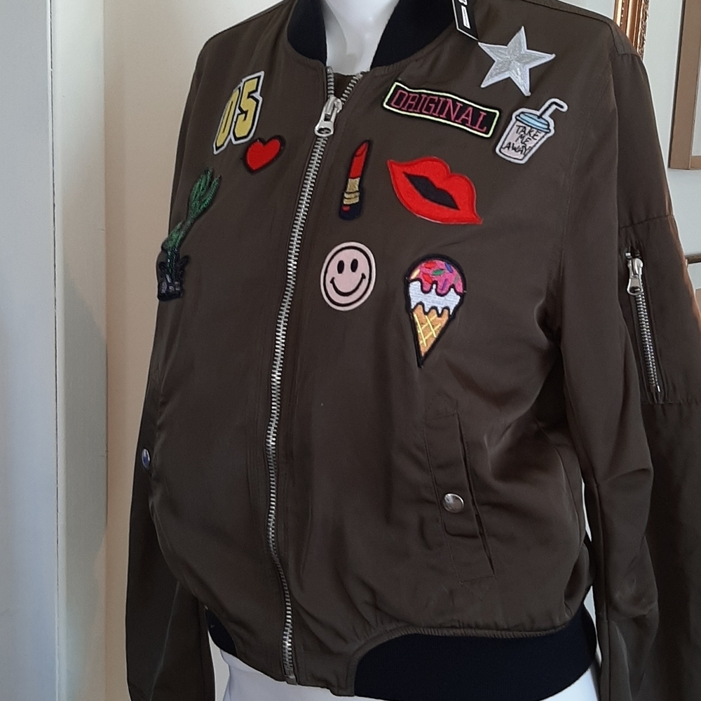 Design Lab by lord& taylor bomber jacket